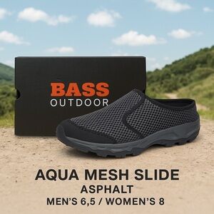 Bass Outdoor Aqua Mesh Slide Trail to‎ Water Men’s 6.5 Woman’s 8